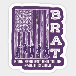 Purple Up For Military Kids - Month of the Military Child 2023 Sticker